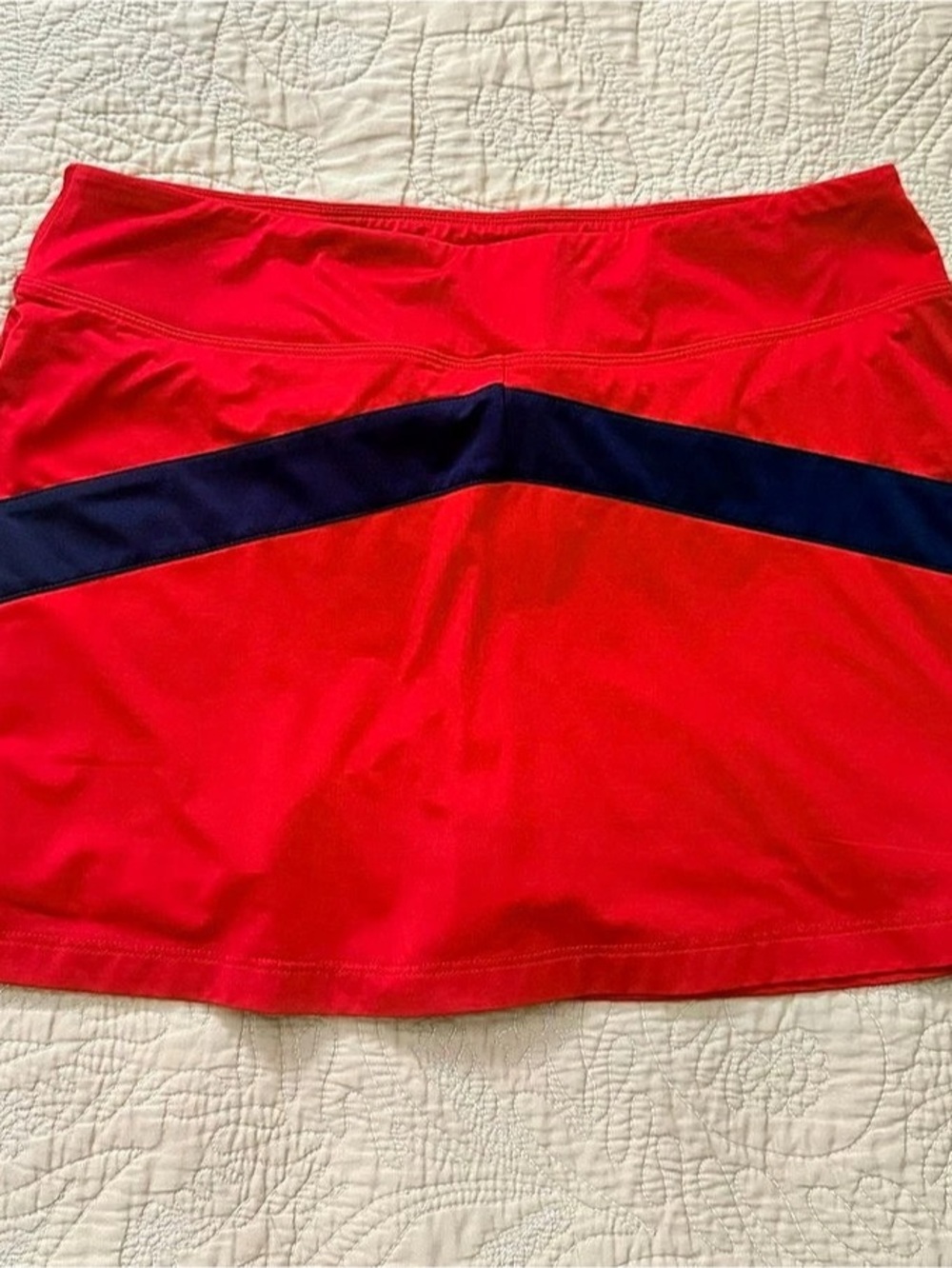 Fila Women's Athletic tennis Skirt Red & Blue Size Small